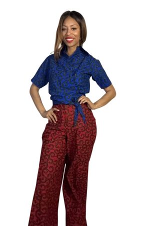 Bennie Wrap Blouse and Palazzo Pant